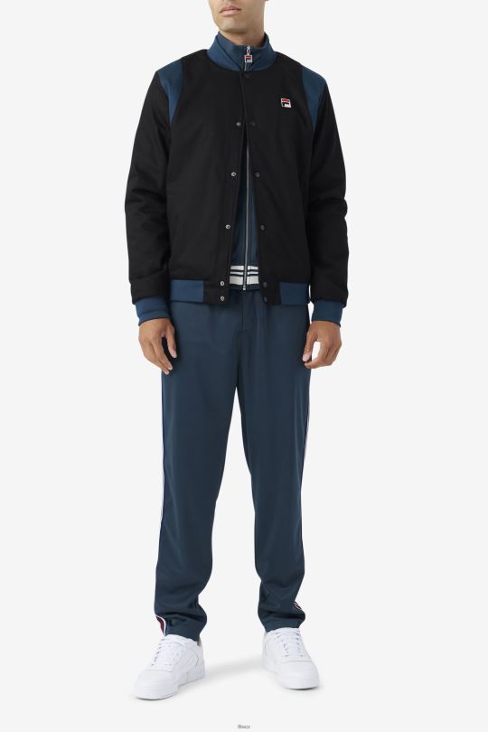 black/teal cree bomber fila 0668L774 černá/zelenomodrá FILA