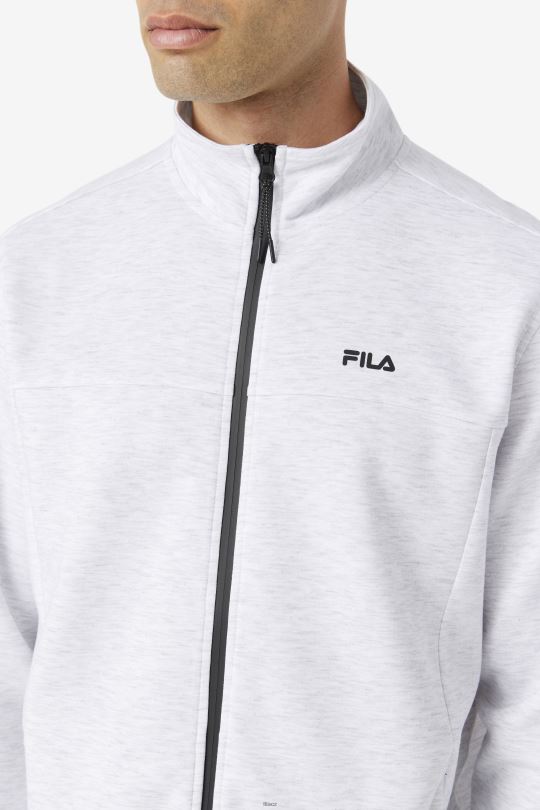 bunda z bělené opuky fila/černý gonal zip 0668L868 bělená opuka/černá FILA