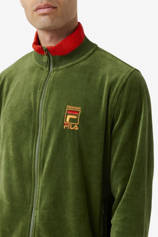 douglaska/mák/poušť sun fila fila x paterson velur bunda 0668L831 douglaska/mák/pouštní slunce FILA