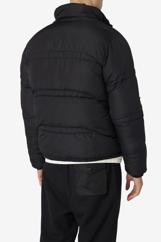 elias puffer jacket černá fila 0668L797 Černá FILA