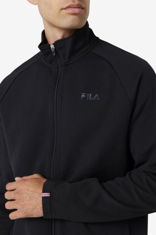 černá dojíždějící bunda fila 0668L873 Černá FILA