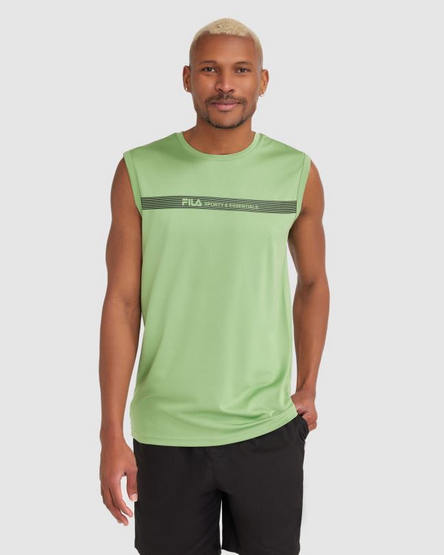 fila basil pánský caleb qdry tank 0668L2428 bazalka FILA
