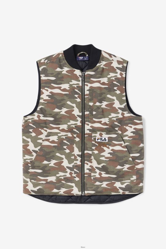 fila camo print/černá 2pac vesta 0668L778 camo print/černá FILA