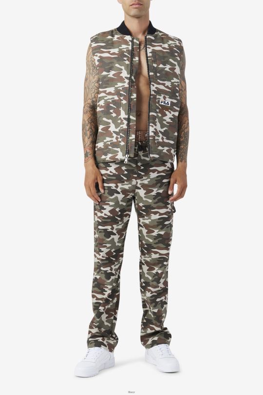 fila camo print/černá 2pac vesta 0668L778 camo print/černá FILA