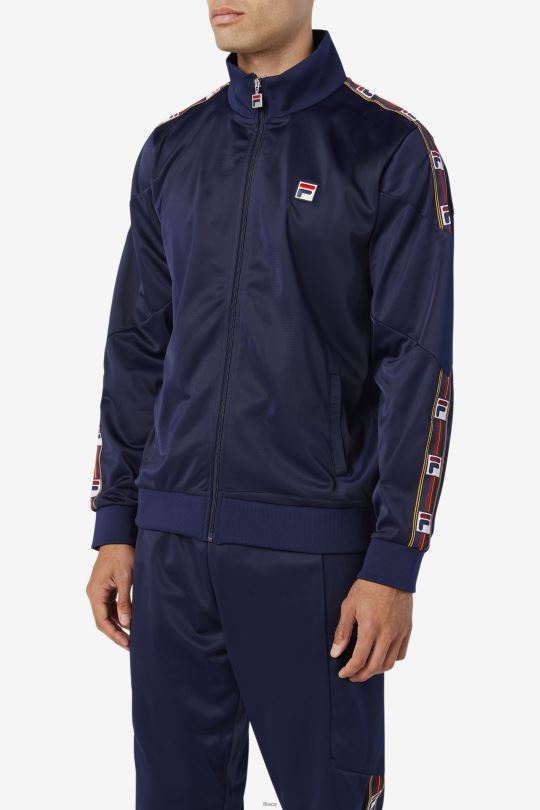fila carson trať bunda peacoat 0668L865 peacoat FILA