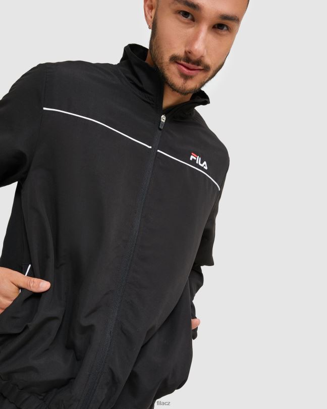 fila černá klasická pánská bunda z mikrovlákna 0668L2464 Černá FILA