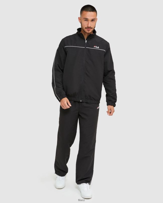 fila černá klasická pánská bunda z mikrovlákna 0668L2464 Černá FILA