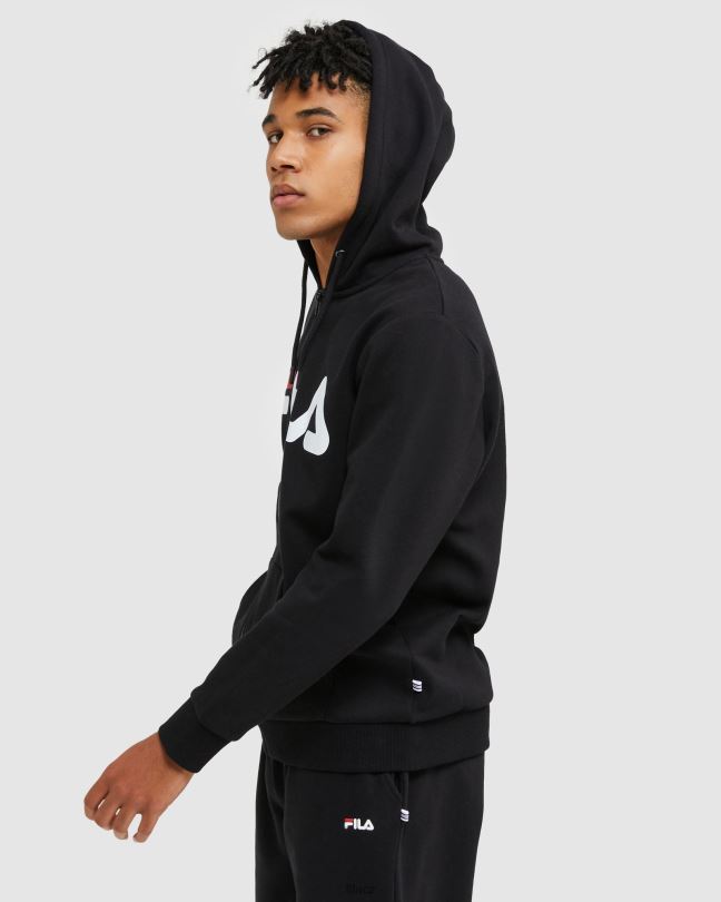 fila klasická unisex bunda na zip černá 0668L2461 Černá FILA
