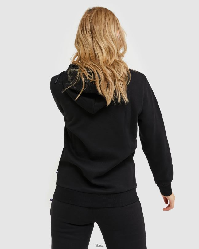 fila klasická unisex bunda na zip černá 0668L2461 Černá FILA