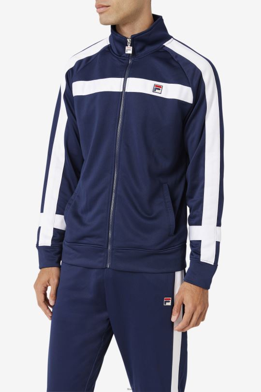 fila námořnická/bílá bunda renzo 0668L808 námořnická/bílá FILA