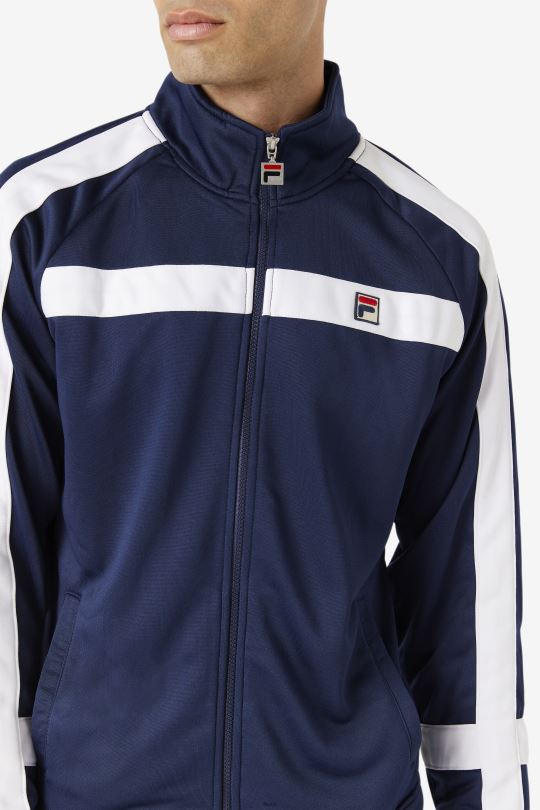 fila námořnická/bílá bunda renzo 0668L808 námořnická/bílá FILA