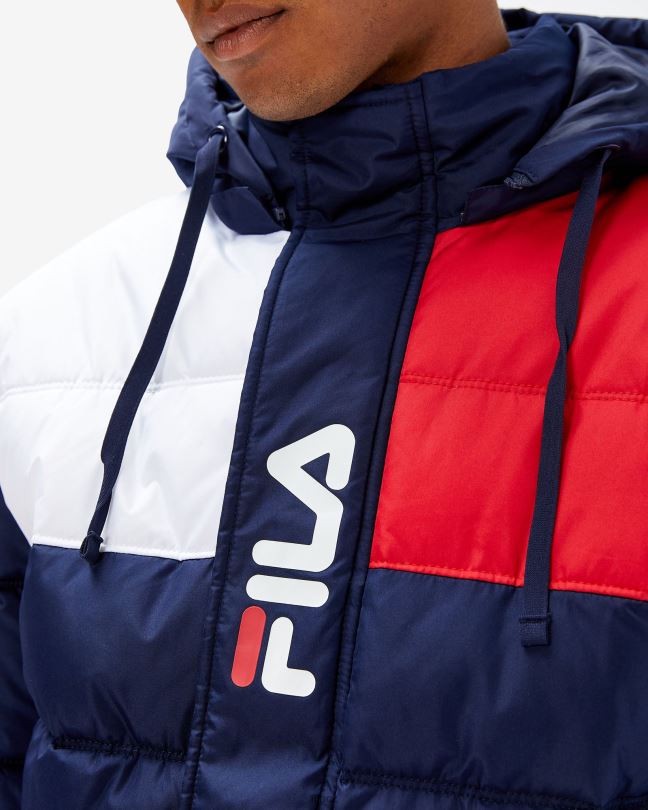 fila new navy pánská castilo puff bunda 0668L2452 nové námořnictvo FILA