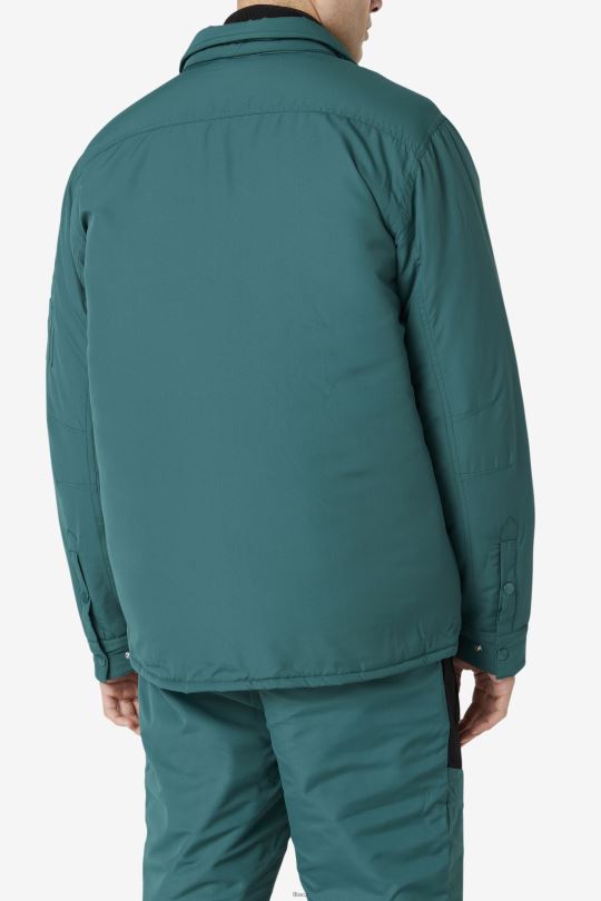 fila nile shacket junebug/bílá 0668L799 červeň/bílá FILA