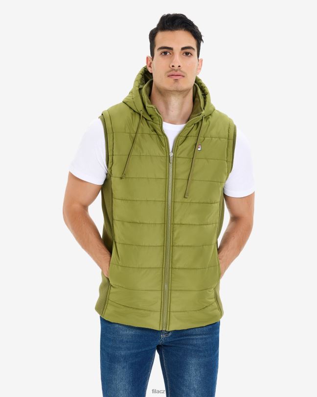 fila olivová pánská julio puff vesta 0668L2650 olivový FILA