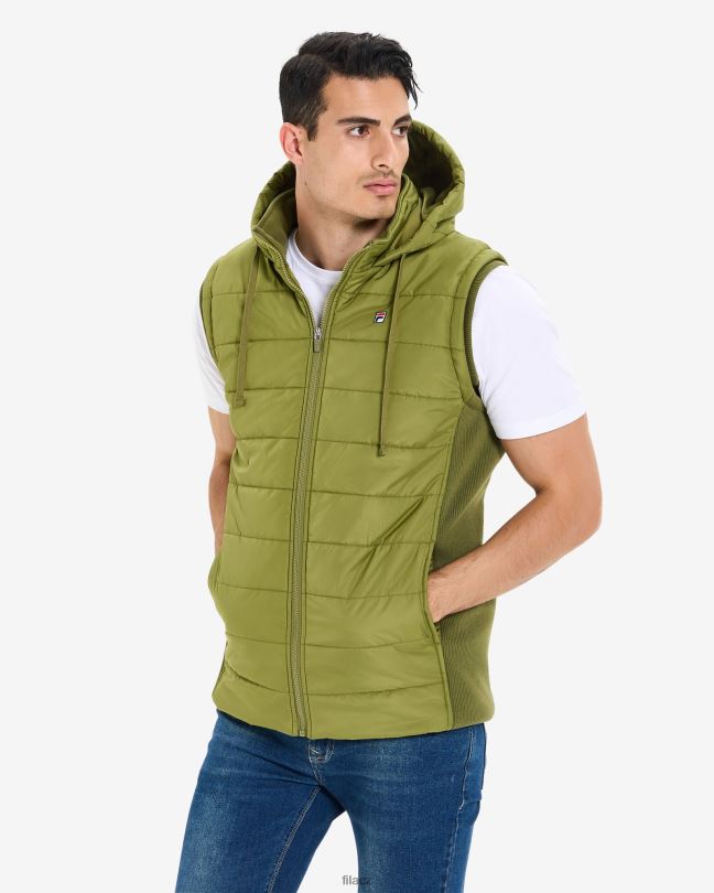 fila olivová pánská julio puff vesta 0668L2650 olivový FILA