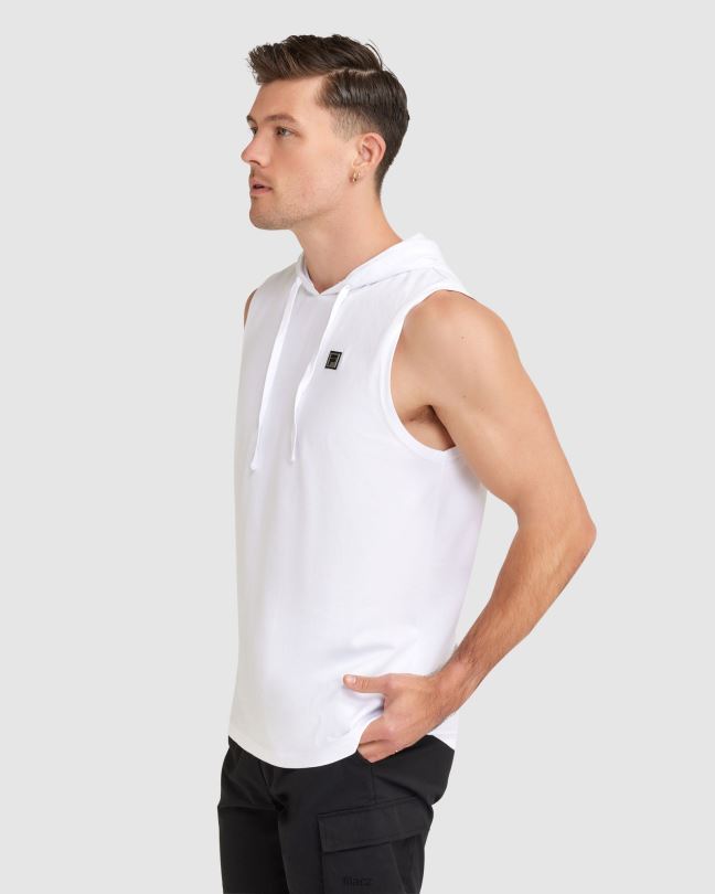 fila pánské blake tílko s kapucí bílé 0668L2425 bílý FILA
