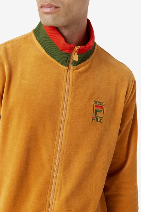 fila pouštní slunce/mák/douglaska velurová bunda fila x paterson 0668L832 pouštní slunce/mák/douglaska FILA