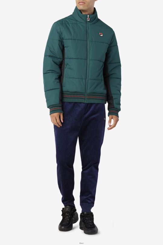 fila watson puffer bunda june bug/černá 0668L793 červnová chyba/černá FILA