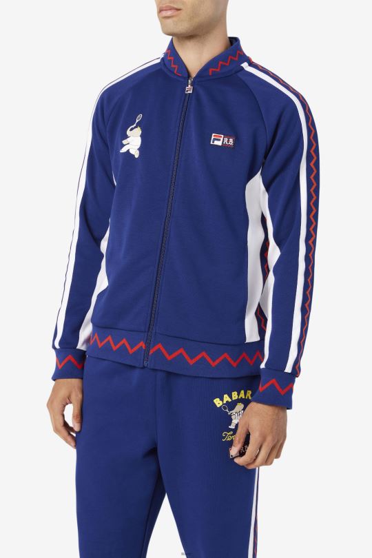 fila x rb babar bunda iggy fila maják modrá/bílá 0668L890 maják modro/bílý FILA