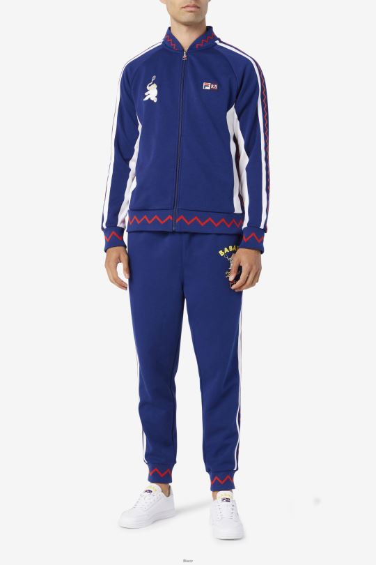 fila x rb babar bunda iggy fila maják modrá/bílá 0668L890 maják modro/bílý FILA