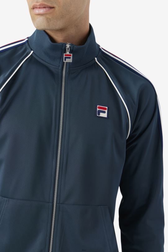 lavin track jacket fila teal 0668L854 modrozelená FILA