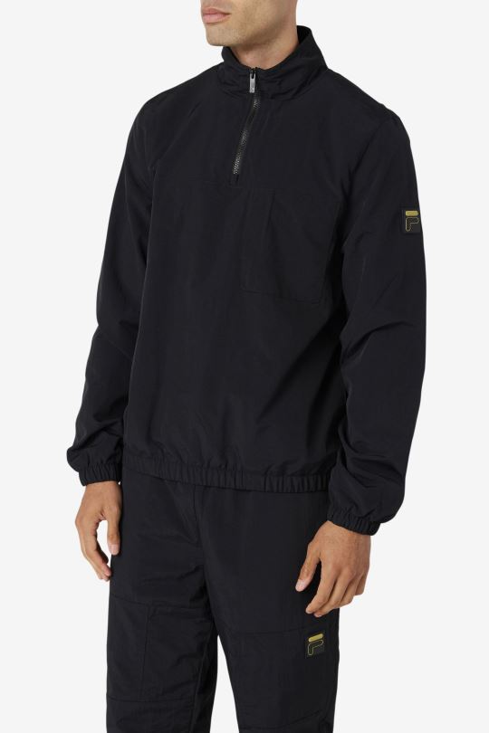 magnus 1/4 zip bunda černá fila 0668L887 Černá FILA