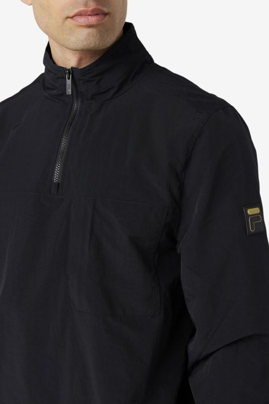 magnus 1/4 zip bunda černá fila 0668L887 Černá FILA