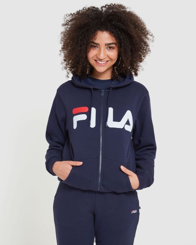 nová námořnická klasická unisex bunda na zip fila 0668L2484 nové námořnictvo FILA
