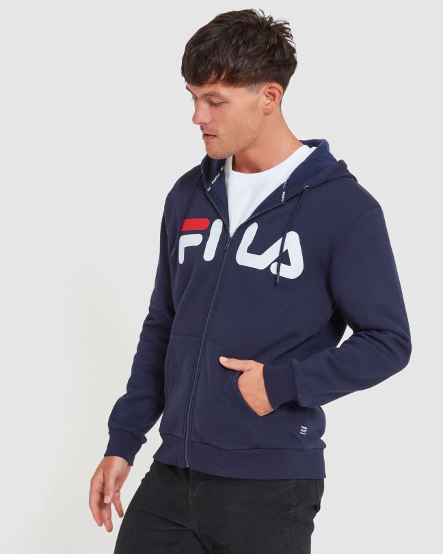 nová námořnická klasická unisex bunda na zip fila 0668L2484 nové námořnictvo FILA