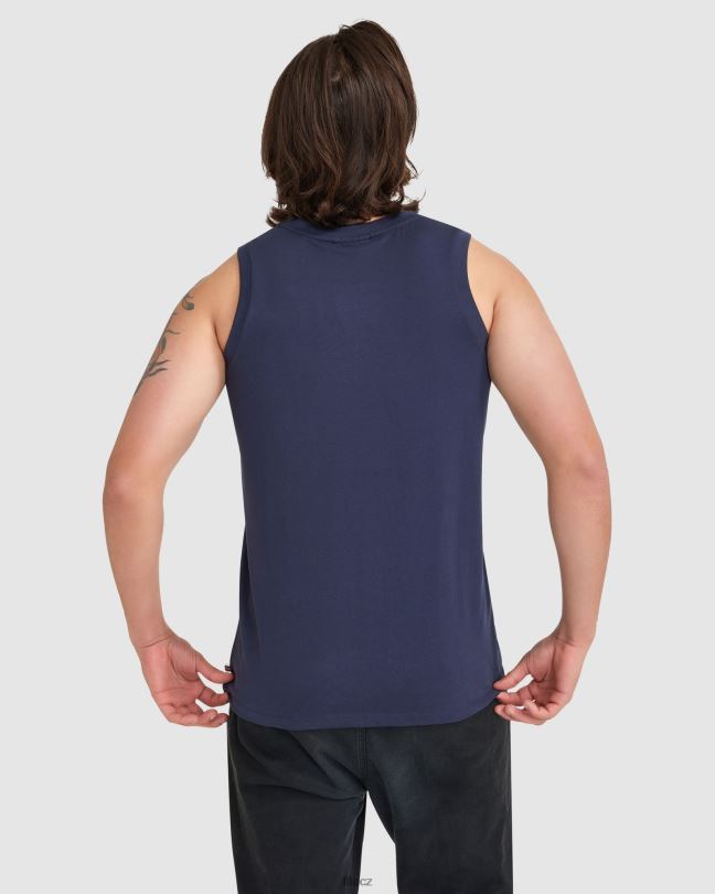 nový námořnický pánský tank cian fila 0668L2352 nové námořnictvo FILA