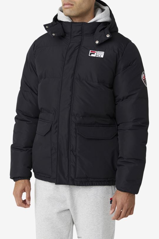 otler puffer bunda fila černá 0668L788 Černá FILA