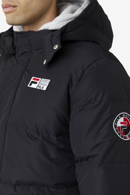 otler puffer bunda fila černá 0668L788 Černá FILA
