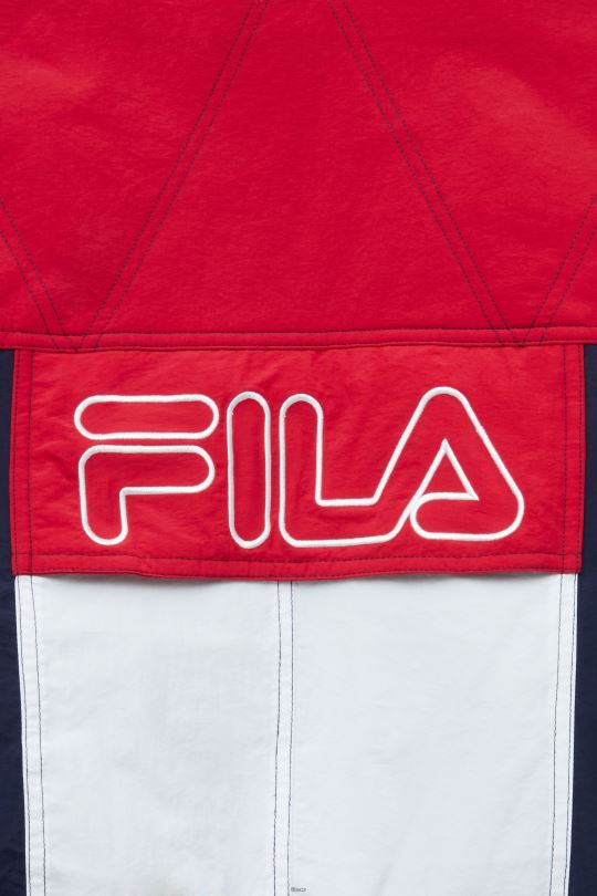 peacoat/červená/bílá bunda fila golia parka 0668L789 peacoat/červená/bílá FILA
