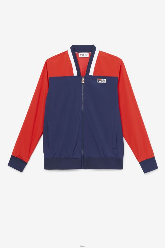 peacoat/red/white fila x the museum track jacket fila 0668L834 peacoat/červená/bílá FILA