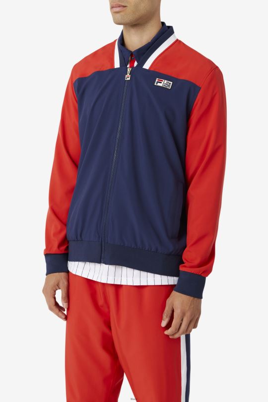 peacoat/red/white fila x the museum track jacket fila 0668L834 peacoat/červená/bílá FILA