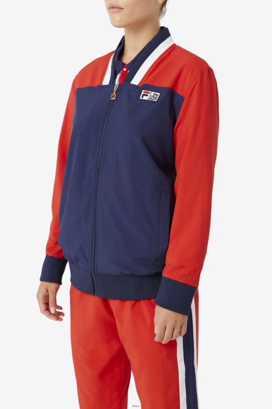 peacoat/red/white fila x the museum track jacket fila 0668L834 peacoat/červená/bílá FILA