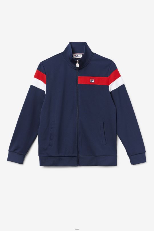 tepláková bunda fila malcolm peacoat/červená/bílá 0668L877 peacoat/červená/bílá FILA