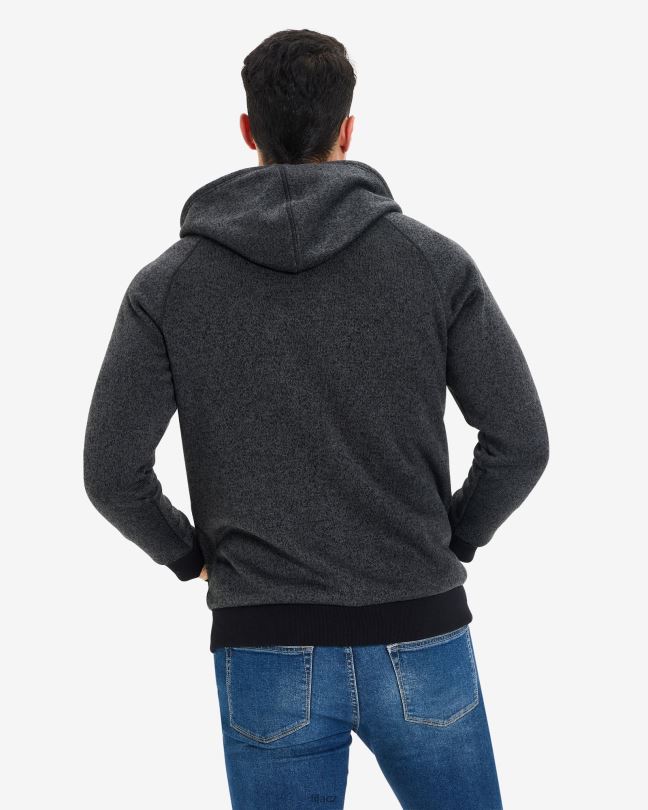 unisex romano bunda na zip černá marle fila 0668L2651 černá marle FILA