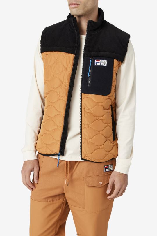 vesty z adobe/black fila crag 0668L861 nepálené/černé FILA