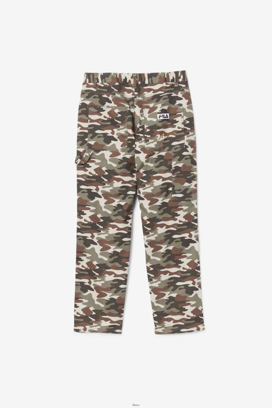 2pac cargo kalhoty fila camo print 0668L716 camo potisk FILA