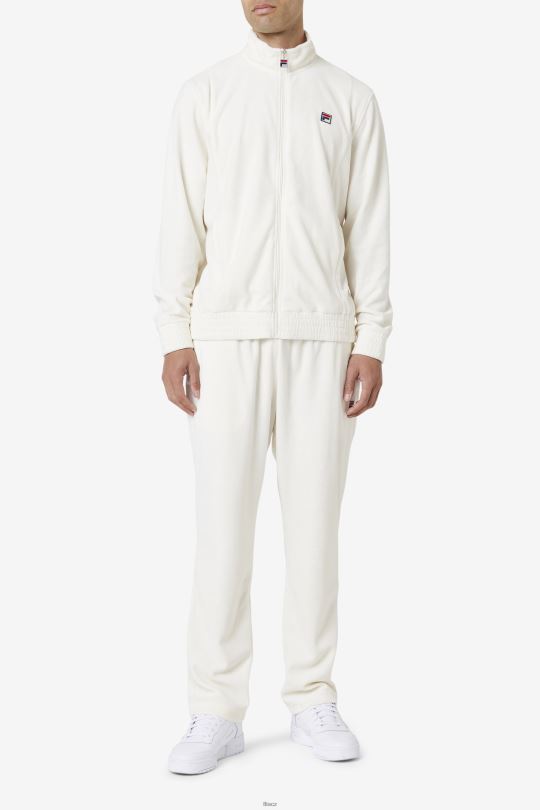 Fila o-fit velurové kalhoty gardénie 0668L559 gardénie FILA