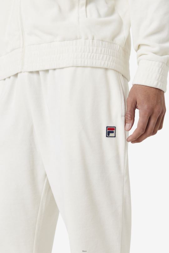 Fila o-fit velurové kalhoty gardénie 0668L559 gardénie FILA