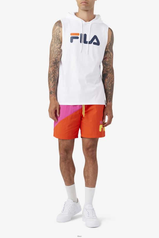 ama plavat short fialová/třešňové rajče/žlutá fila 0668L671 fialová/cherry rajče/žlutá FILA