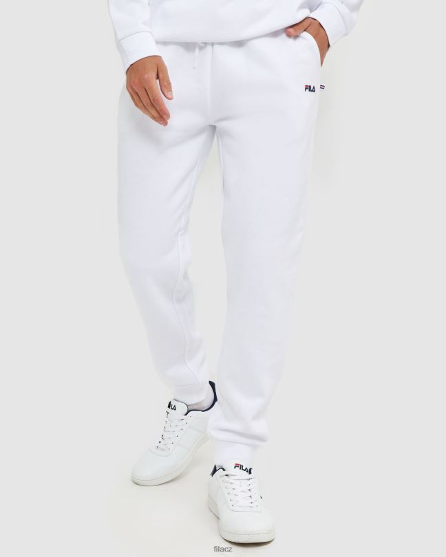 bílé klasické unisex kalhoty fila 0668L2469 bílý FILA