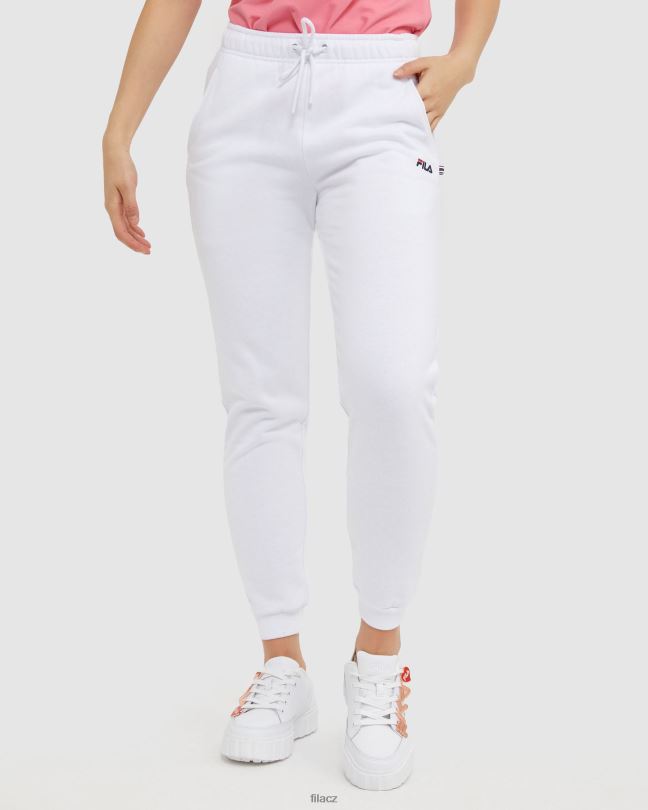 bílé klasické unisex kalhoty fila 0668L2469 bílý FILA