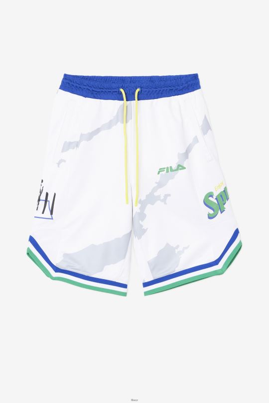 bílá/modrá/želé/zlatá grant hill x sprite short fila 0668L690 bílá/modrá/želé/zlatá FILA