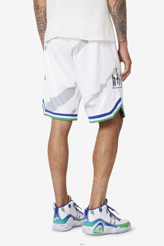 bílá/modrá/želé/zlatá grant hill x sprite short fila 0668L690 bílá/modrá/želé/zlatá FILA