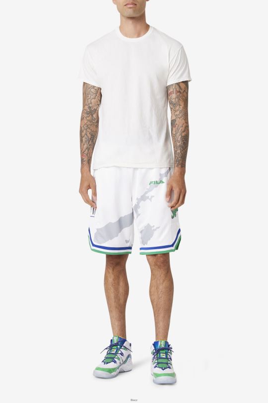 bílá/modrá/želé/zlatá grant hill x sprite short fila 0668L690 bílá/modrá/želé/zlatá FILA