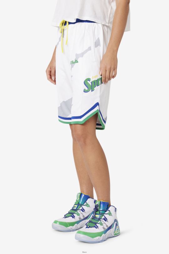 bílá/modrá/želé/zlatá grant hill x sprite short fila 0668L690 bílá/modrá/želé/zlatá FILA