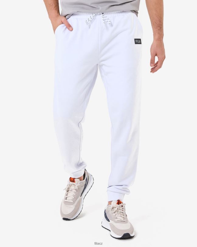 bílé unisex tepláky fila arlo 0668L2662 bílý FILA